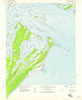 Raccoon Key Georgia Historical topographic map, 1:24000 scale, 7.5 X 7.5 Minute, Year 1957