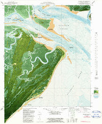 Raccoon Key Georgia Historical topographic map, 1:24000 scale, 7.5 X 7.5 Minute, Year 1979