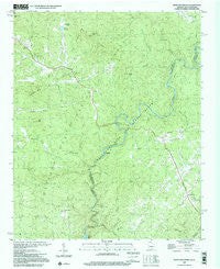 Rainy Mountain Georgia Historical topographic map, 1:24000 scale, 7.5 X 7.5 Minute, Year 1997