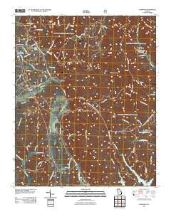 Ramhurst Georgia Historical topographic map, 1:24000 scale, 7.5 X 7.5 Minute, Year 2011