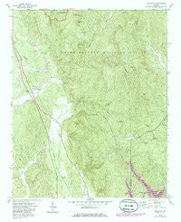 Ramhurst Georgia Historical topographic map, 1:24000 scale, 7.5 X 7.5 Minute, Year 1971