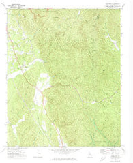 Ramhurst Georgia Historical topographic map, 1:24000 scale, 7.5 X 7.5 Minute, Year 1971