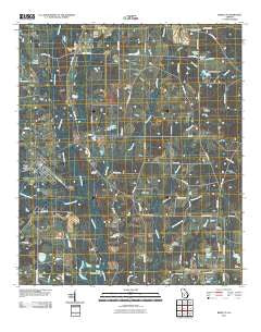 Rebecca Georgia Historical topographic map, 1:24000 scale, 7.5 X 7.5 Minute, Year 2011