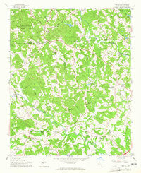 Red Hill Georgia Historical topographic map, 1:24000 scale, 7.5 X 7.5 Minute, Year 1964