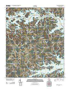 Reed Creek Georgia Historical topographic map, 1:24000 scale, 7.5 X 7.5 Minute, Year 2011