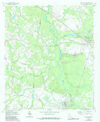 Reidsville West Georgia Historical topographic map, 1:24000 scale, 7.5 X 7.5 Minute, Year 1970