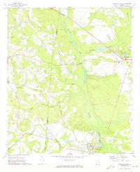 Reidsville West Georgia Historical topographic map, 1:24000 scale, 7.5 X 7.5 Minute, Year 1970