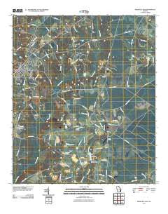 Reidsville East Georgia Historical topographic map, 1:24000 scale, 7.5 X 7.5 Minute, Year 2011
