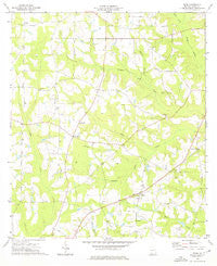 Reno Georgia Historical topographic map, 1:24000 scale, 7.5 X 7.5 Minute, Year 1974