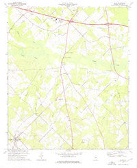 Rentz Georgia Historical topographic map, 1:24000 scale, 7.5 X 7.5 Minute, Year 1974