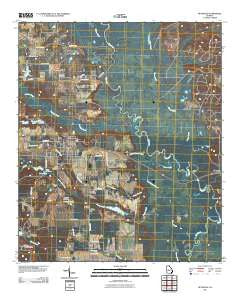Reynolds Georgia Historical topographic map, 1:24000 scale, 7.5 X 7.5 Minute, Year 2011