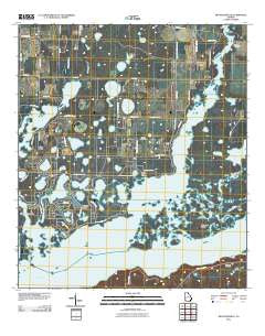 Reynoldsville Georgia Historical topographic map, 1:24000 scale, 7.5 X 7.5 Minute, Year 2011