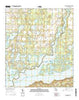 Reynoldsville Georgia Current topographic map, 1:24000 scale, 7.5 X 7.5 Minute, Year 2014