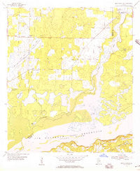 Reynoldsville Georgia Historical topographic map, 1:24000 scale, 7.5 X 7.5 Minute, Year 1955