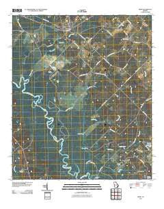 Rhine Georgia Historical topographic map, 1:24000 scale, 7.5 X 7.5 Minute, Year 2011