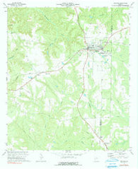 Richland Georgia Historical topographic map, 1:24000 scale, 7.5 X 7.5 Minute, Year 1972