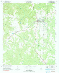 Richland Georgia Historical topographic map, 1:24000 scale, 7.5 X 7.5 Minute, Year 1972