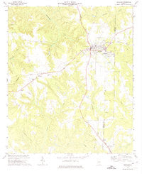 Richland Georgia Historical topographic map, 1:24000 scale, 7.5 X 7.5 Minute, Year 1972