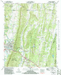 Ringgold Georgia Historical topographic map, 1:24000 scale, 7.5 X 7.5 Minute, Year 1983