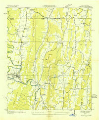 Ringgold Georgia Historical topographic map, 1:24000 scale, 7.5 X 7.5 Minute, Year 1935