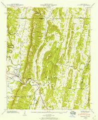 Ringgold Georgia Historical topographic map, 1:24000 scale, 7.5 X 7.5 Minute, Year 1946