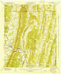 Ringgold Georgia Historical topographic map, 1:24000 scale, 7.5 X 7.5 Minute, Year 1946
