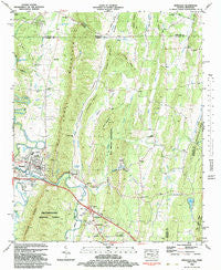 Ringgold Georgia Historical topographic map, 1:24000 scale, 7.5 X 7.5 Minute, Year 1983