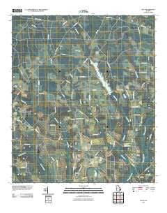 Ritch Georgia Historical topographic map, 1:24000 scale, 7.5 X 7.5 Minute, Year 2011