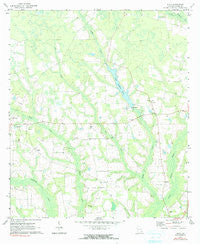 Ritch Georgia Historical topographic map, 1:24000 scale, 7.5 X 7.5 Minute, Year 1971