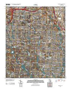 Riverdale Georgia Historical topographic map, 1:24000 scale, 7.5 X 7.5 Minute, Year 2011