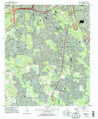 Riverdale Georgia Historical topographic map, 1:24000 scale, 7.5 X 7.5 Minute, Year 1993