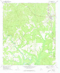 Roberta Georgia Historical topographic map, 1:24000 scale, 7.5 X 7.5 Minute, Year 1971