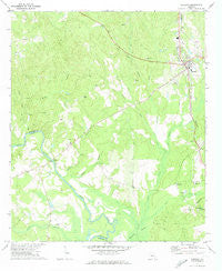 Roberta Georgia Historical topographic map, 1:24000 scale, 7.5 X 7.5 Minute, Year 1971