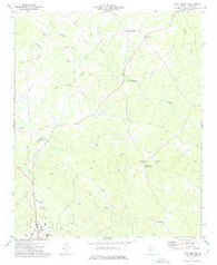 Rock Branch Georgia Historical topographic map, 1:24000 scale, 7.5 X 7.5 Minute, Year 1972