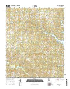 Rock Branch Georgia Current topographic map, 1:24000 scale, 7.5 X 7.5 Minute, Year 2014