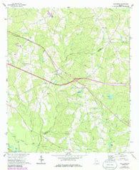 Rockledge Georgia Historical topographic map, 1:24000 scale, 7.5 X 7.5 Minute, Year 1971