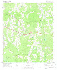 Rockledge Georgia Historical topographic map, 1:24000 scale, 7.5 X 7.5 Minute, Year 1971