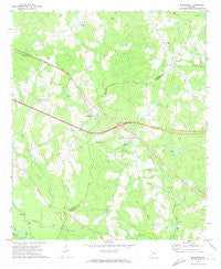 Rockledge Georgia Historical topographic map, 1:24000 scale, 7.5 X 7.5 Minute, Year 1971