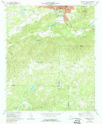 Rockmart South Georgia Historical topographic map, 1:24000 scale, 7.5 X 7.5 Minute, Year 1973