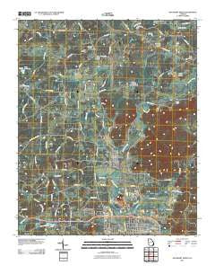 Rockmart North Georgia Historical topographic map, 1:24000 scale, 7.5 X 7.5 Minute, Year 2011