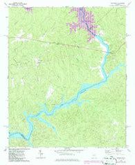 Rockville Georgia Historical topographic map, 1:24000 scale, 7.5 X 7.5 Minute, Year 1972