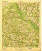 Rocky Ford Georgia Historical topographic map, 1:62500 scale, 15 X 15 Minute, Year 1921