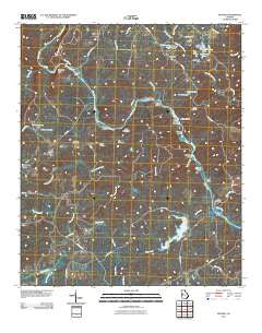 Roland Georgia Historical topographic map, 1:24000 scale, 7.5 X 7.5 Minute, Year 2011