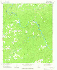 Roland Georgia Historical topographic map, 1:24000 scale, 7.5 X 7.5 Minute, Year 1971