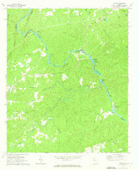 Roland Georgia Historical topographic map, 1:24000 scale, 7.5 X 7.5 Minute, Year 1971