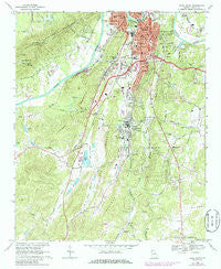 Rome South Georgia Historical topographic map, 1:24000 scale, 7.5 X 7.5 Minute, Year 1968