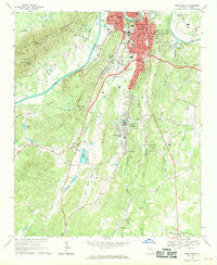 Rome South Georgia Historical topographic map, 1:24000 scale, 7.5 X 7.5 Minute, Year 1968