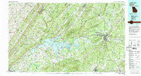 Rome Georgia Historical topographic map, 1:100000 scale, 30 X 60 Minute, Year 1981