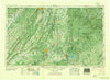 Rome Georgia Historical topographic map, 1:250000 scale, 1 X 2 Degree, Year 1955
