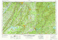 Rome Georgia Historical topographic map, 1:250000 scale, 1 X 2 Degree, Year 1958
